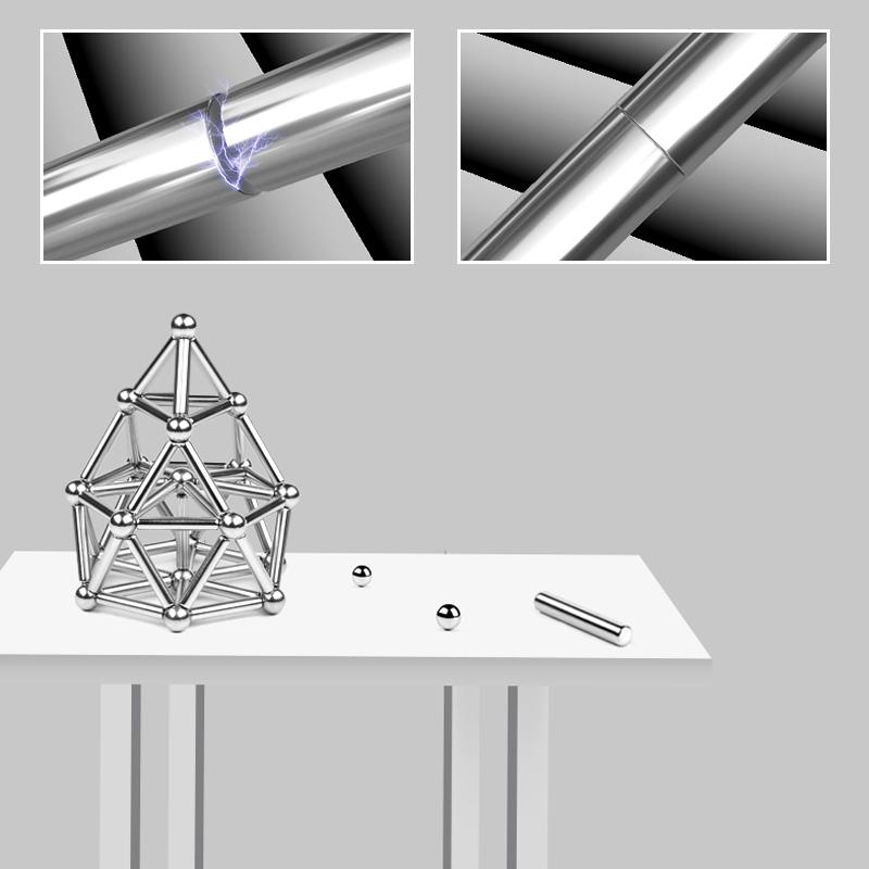 Toystar Magnetix MagniBlocks | Build your world full of creativity - DIY Magnetic Rods and Balls Set - Bestseller - Bouw j...