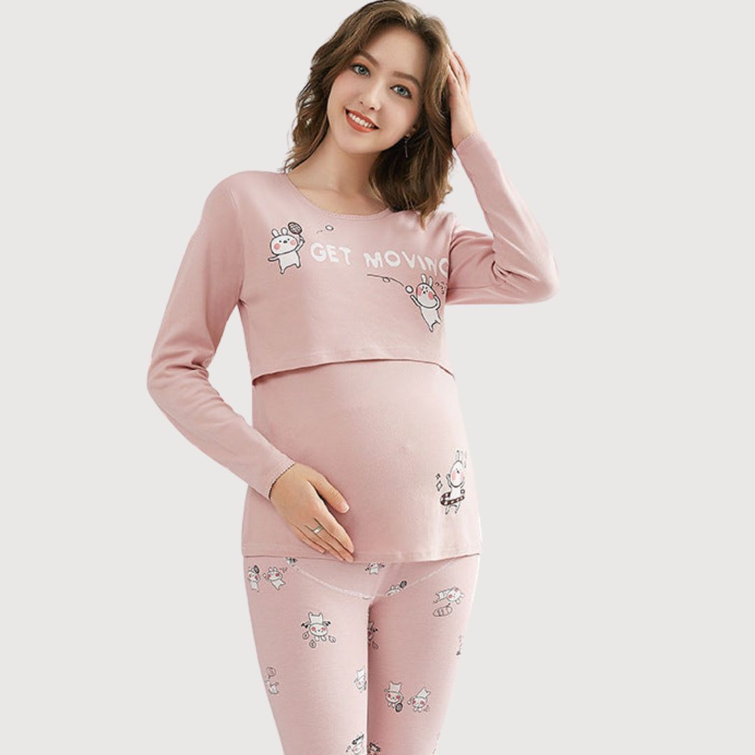 Toystar Mom's Comfort | Feel Beautiful and Caring - Soft Maternity Dress for Home - Voel Je Mooi en Zorgzaam - Zachte Zwan...