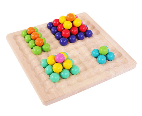 Ecotoys BeadBounce | Count, Slide, Win - Montessori Bead Board Sorting Game