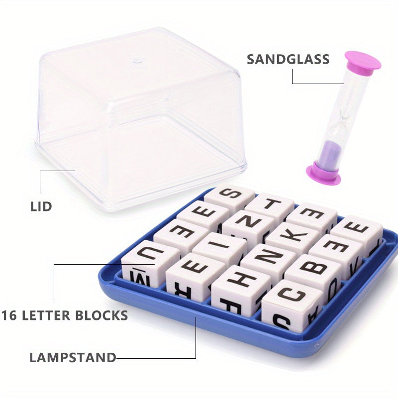 Toystar WordQuest | Family Fun - Boggle Board Game for Family and Friends - Bestseller - Gezinsplezier - Boggle Bordspel v...
