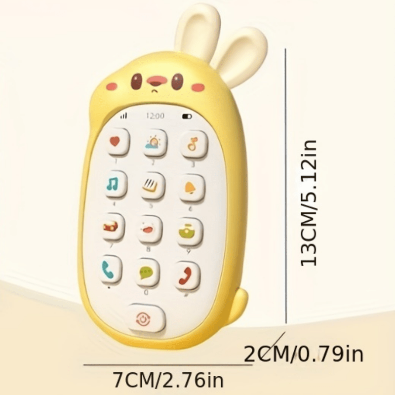 Toystar BabaPhone | First discovery phone - Interactive baby phone with music and teething ring - Eerste ontdekkingstelefo...