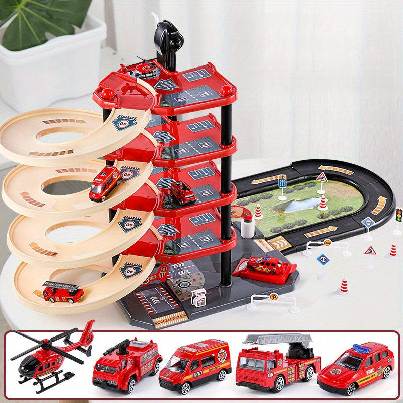 Toystar BlazeCity | Exciting rescue missions - Fire and police garage playset with cars - Bestseller - Spannende reddingsm...