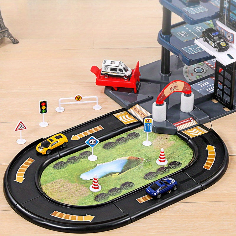 Toystar BlazeCity | Exciting rescue missions - Fire and police garage playset with cars - Bestseller - Spannende reddingsm...