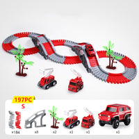 Thumbnail for Toystar Flexible RaceTrack - Flexible Rail Track Toy Set Race Track - Flexible RaceTrack - Flexibele Railspoor Speelgoedse...