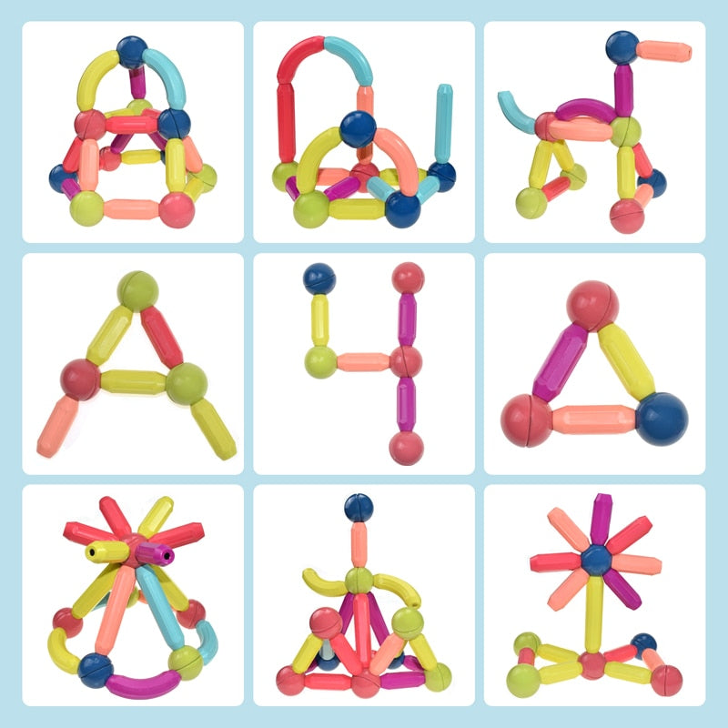 Toystar Magnetix Attractive Building Blocks Set | Development & Creativity - For Babies and Children - Ontwikkeling & Crea...