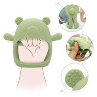 Thumbnail for Toystar Baby Teething Gloves | Comforting - Silicone Anti-Bite Stick - Bestseller - Troostend - Siliconen Anti-Bijt Stok (4)