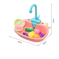 Thumbnail for Toystar KiddieSink | Interactive Children's Play Sink - Play & Learn Kitchen Set - Interactieve Kinderspeelgootsteen - Spe...