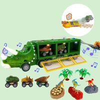 Thumbnail for Musical Dinosaur Truck | Fun Dinosaur Transporter Toy - Encourages creative play and motor skills