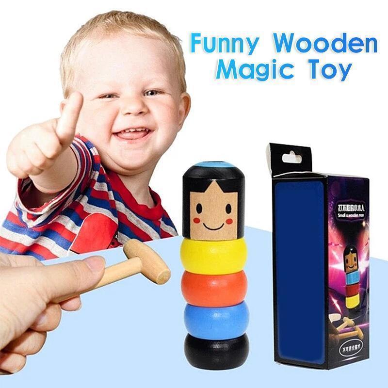 Magic Flex Toy | Magic Bendable Wooden Acrobat - Encourages creative play and motor skills