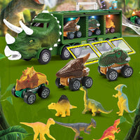 Thumbnail for Musical Dinosaur Truck | Fun Dinosaur Transporter Toy - Encourages creative play and motor skills