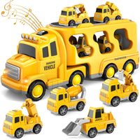 Thumbnail for Toystar Diecast Truck Toy | Educational Set - Excavator, Bulldozer and More - Educatieve Set - Graafmachine, Bulldozer en ...
