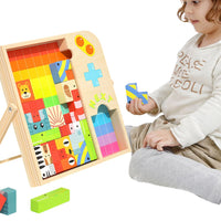 Thumbnail for Toystar EcoToys Tetrino | Play, learn and develop creative thinking - Montessori puzzle for children - Speel, leer en ontw...