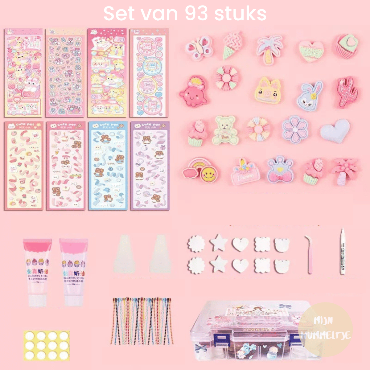 Toystar GukaCraft | Develop Creativity - DIY Sticker and Glue Kit for Girls - Ontwikkel Creativiteit - DIY Sticker en Lijm...