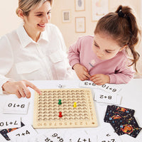 Thumbnail for EcoToys Calcublox | Wooden Educational Math Game - Learn to count quickly & easily