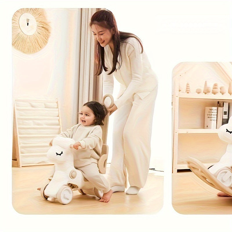 Shining Baby Rocking Horse | Magical fun for your little one - 2-in-1 Rocking Horse and Balance Bike