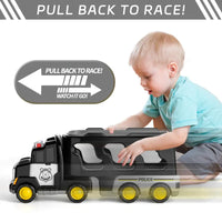 Thumbnail for Toystar RescueForce Truck | Let your toddler experience heroic rescue missions - Police truck toy with friction technology...