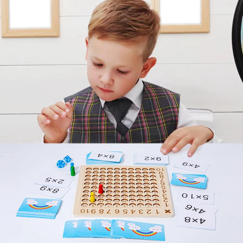 Toystar LearnPlay | Discover & Grow - Wooden Montessori Math Game for Children - Ontdek & Groei - Houten Montessori Rekens...