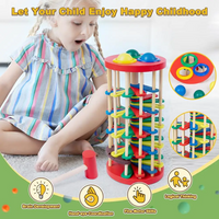 Thumbnail for Toystar EcoToys SmashTower | Toys that promote development - Wooden tower for coordination - Speelgoed dat ontwikkeling be...
