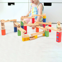 Thumbnail for Toystar EcoToys BuildRoller | Discover, build and learn - Endless Wooden Marble Track - Ontdek, bouw en leer - Endeloze Ho...