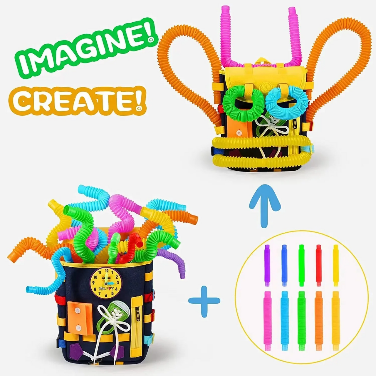 Toystar Children's Knapsack | Stimulates your child's creativity - Educational and playful - Stimuleert je kind’s creativi...