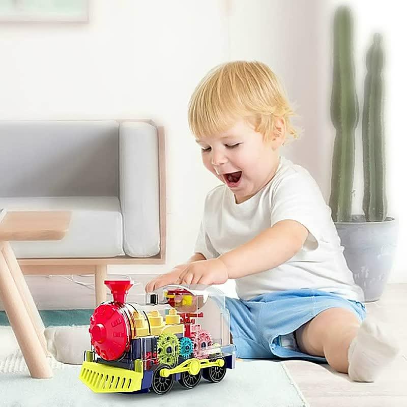 Transparent Choo Choo Train | Fun and fascinating toy train - Encourages creative play and motor skills