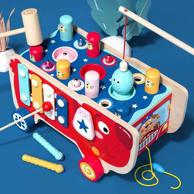 Toystar ElefunPlay | Discover, Beat and Learn - Wooden Mallet and Xylophone Game for Kids - Ontdek, sla en leer - Houten h...