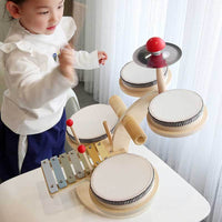 Thumbnail for Toystar MiniMaestro | Discover music fun - Wooden drum set and xylophone for children - Ontdek muziekplezier - Houten drum...