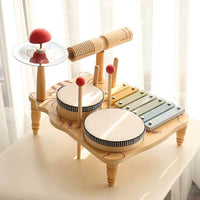 Thumbnail for Toystar MiniMaestro | Discover music fun - Wooden drum set and xylophone for children - Ontdek muziekplezier - Houten drum...