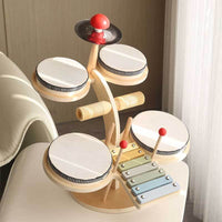 Thumbnail for Toystar MiniMaestro | Discover music fun - Wooden drum set and xylophone for children - Ontdek muziekplezier - Houten drum...