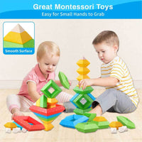 Thumbnail for Toystar StackyPyramid | Build and discover - 3D pyramid stacking blocks for children - Bouw en ontdek - 3D piramide stapel...