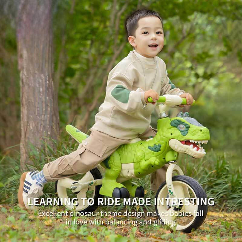 Toystar Dino Balance Bike for Toddlers – Tough T-Rex Bike with Adjustable Handlebars - Bestseller - Loopfiets kind (2)