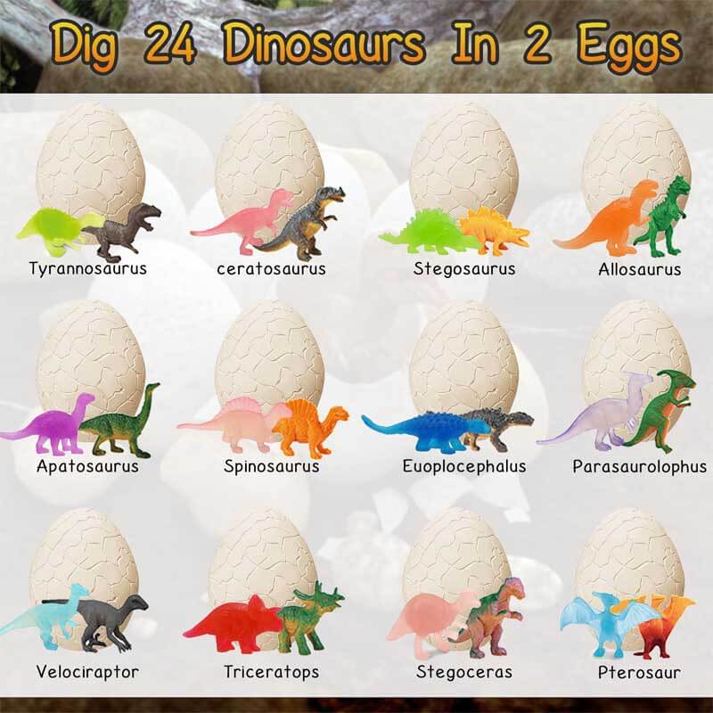 Toystar DinoDig | Exciting discovery fun - Large digging eggs with dinosaur figures for children - Spannend ontdekplezier ...