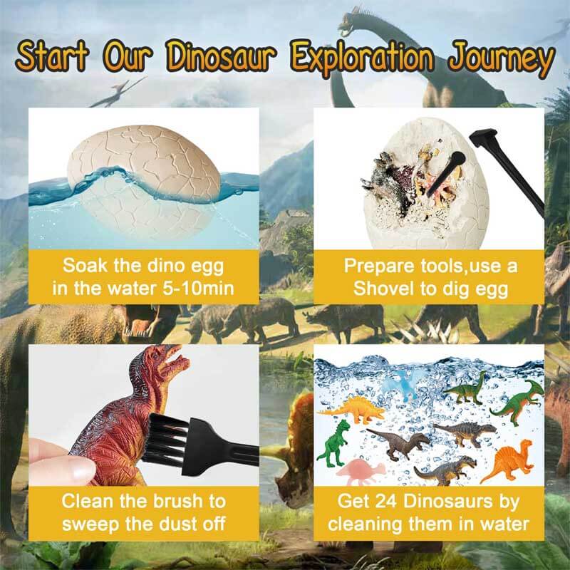 Toystar DinoDig | Exciting discovery fun - Large digging eggs with dinosaur figures for children - Spannend ontdekplezier ...