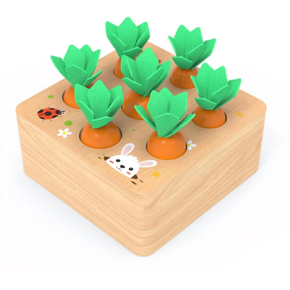 Toystar EcoToys Green Play Vegetables | Play and learn with fun! - Educational Montessori blocks for a healthy lifestyle -...