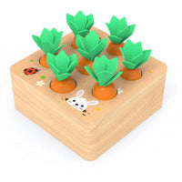 Thumbnail for Toystar EcoToys Green Play Vegetables | Play and learn with fun! - Educational Montessori blocks for a healthy lifestyle -...