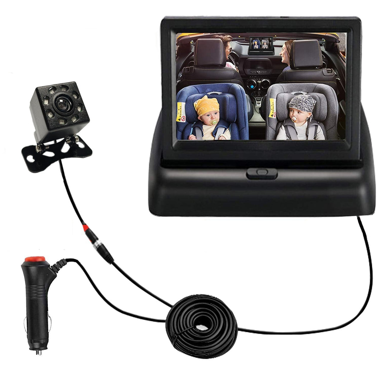 Toystar BabyCam 1080P | Always in touch on the road - Clear backseat monitor for your little one - Bestseller - Altijd in ...