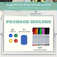 Thumbnail for Toystar Magnetix Whiteboard | Create and organize effortlessly - Double-sided magnetic whiteboard - Creëer en organiseer m...