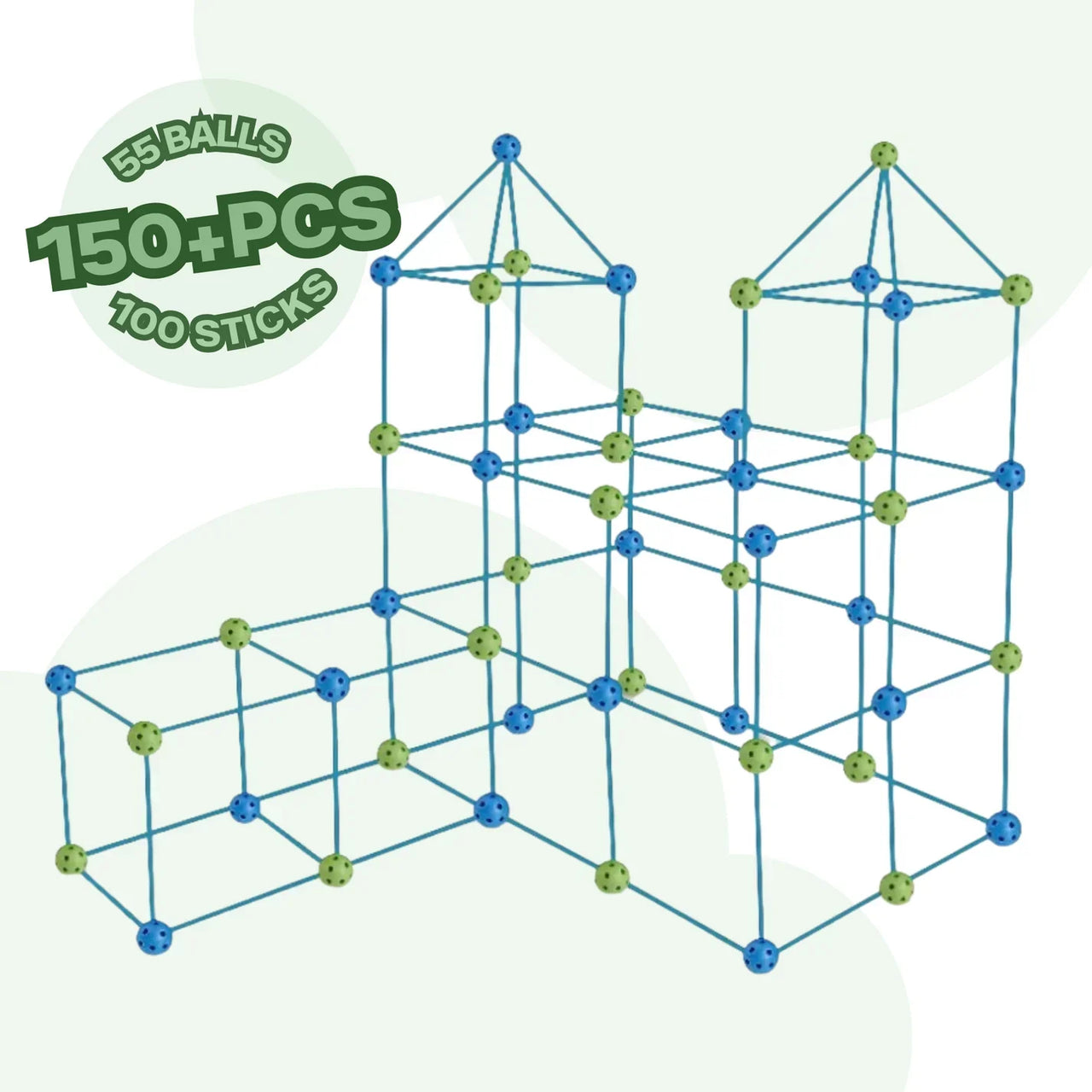 Toystar Magic Fort | Exciting and creative family fun - Construction kit - Spannend en creatief familieplezier - Bouwpakket