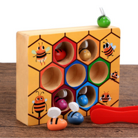 Thumbnail for Toystar EcoToys BeeSorter | Development of fine motor skills - Educational wooden toys - Ontwikkeling van fijne motoriek -...