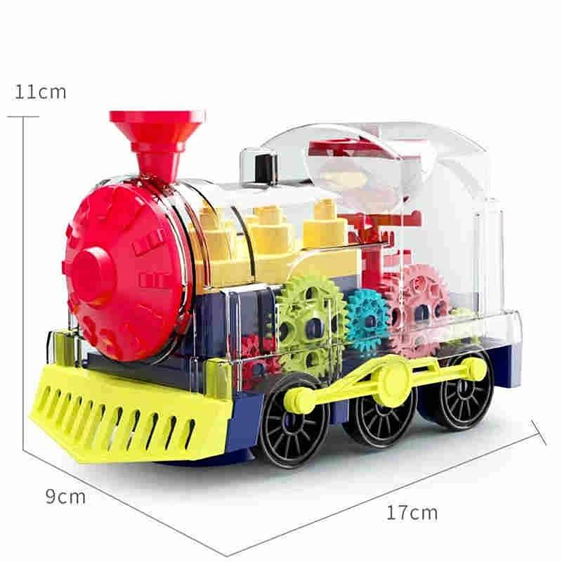 Toystar Transparent Choo Choo Train | Fun and fascinating toy train - Encourages creative play and motor skills - Leuke en...
