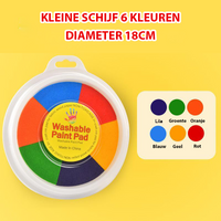 Thumbnail for Finger Stamp Painting Set | Stimulates creativity and fun - Ink painting cushion for children