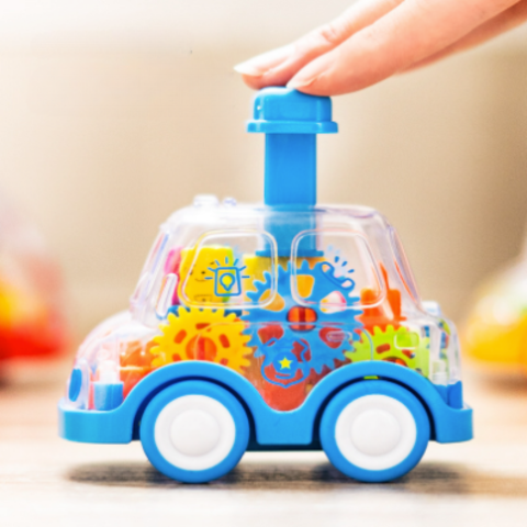 Toystar GearZoom | Stimulates curiosity - Push and drive toy car - Stimuleert nieuwsgierigheid - Druk en rij speelgoedauto...