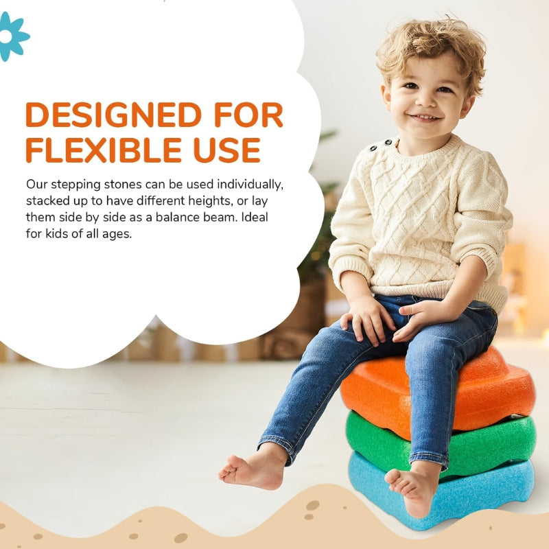 Toystar Balance Stone Playset | Improves Balance and Coordination - Interactive Toy for Children - Verbetert Balans en Coö...