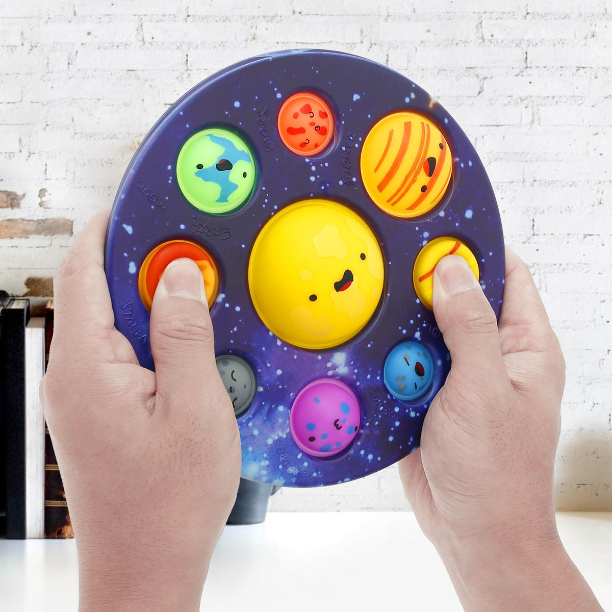 Toystar SpacePop | Relaxing play fun - Planet Simple Dimple Fidget Popper for Kids - Ontspannende speelpret - Planet Simpl...