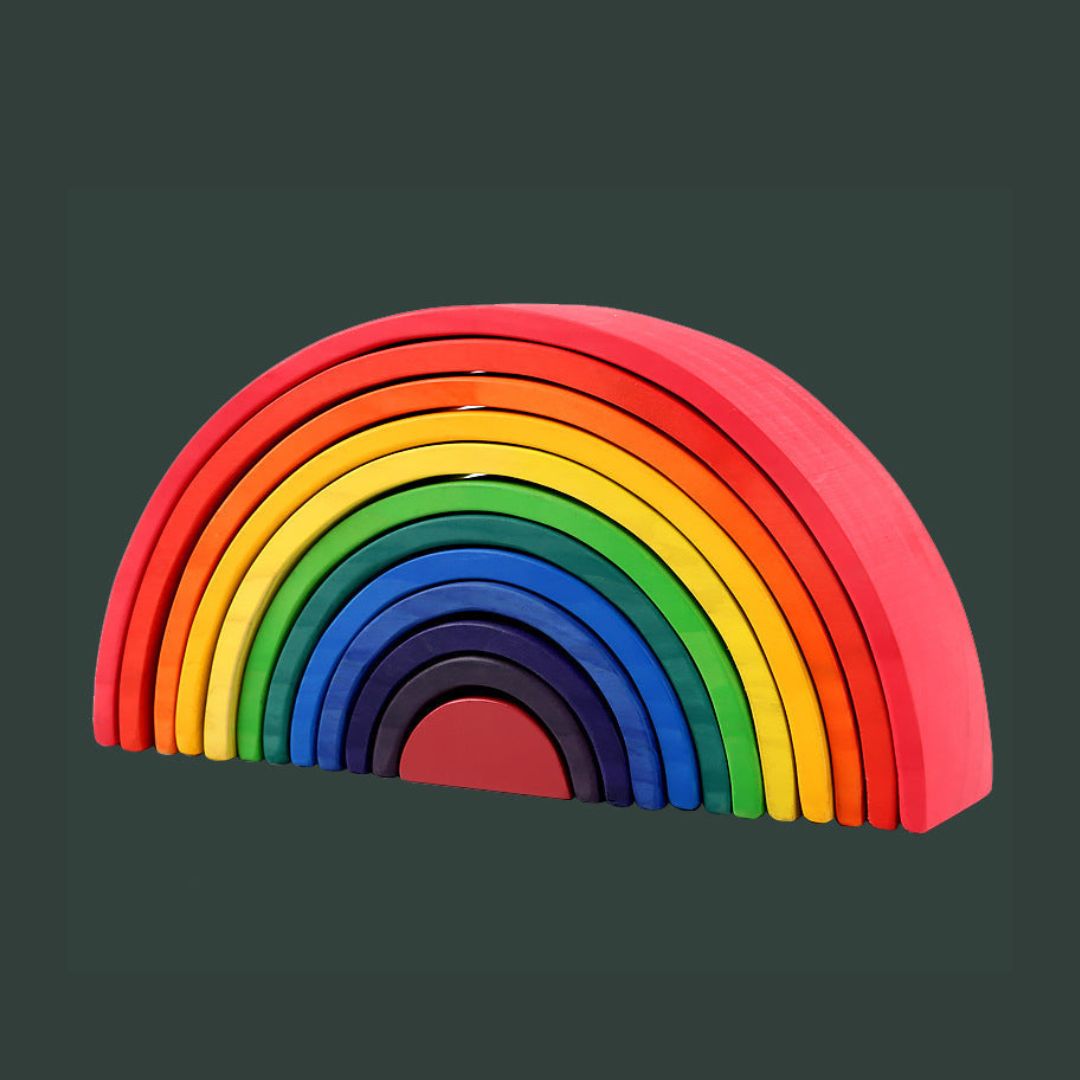 Toystar Rainbow Stacking Fun | Encourage Creativity - Educational Wooden Blocks for Children - Stimuleer Creativiteit - Ed...