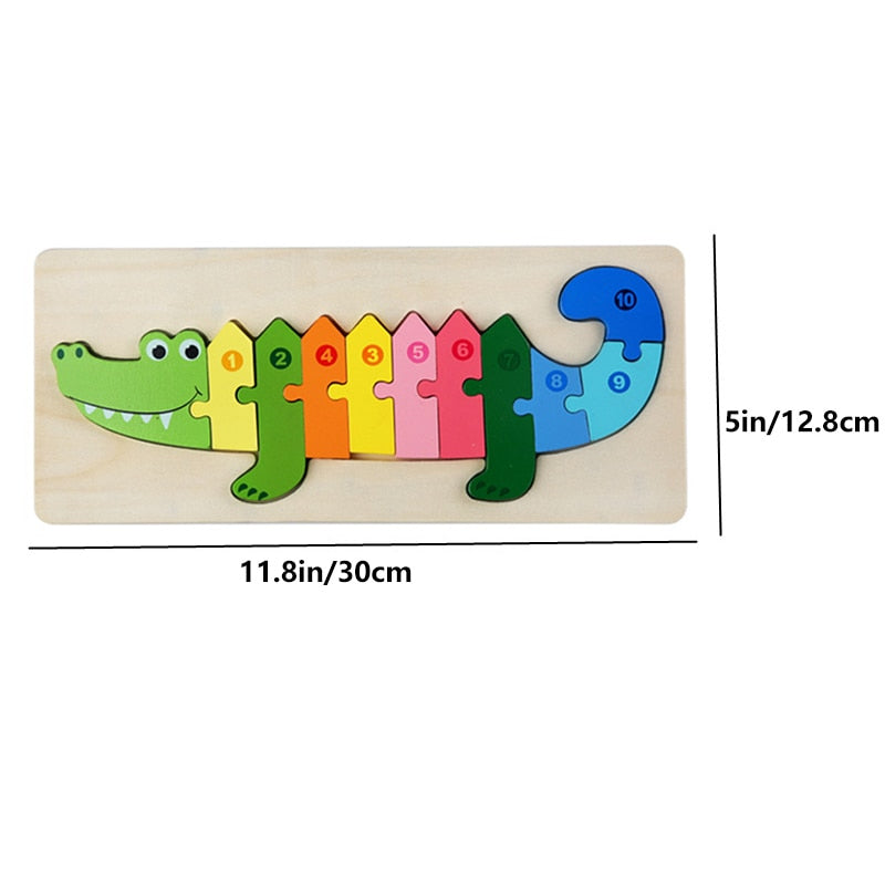 Toystar WildBlocks | Discover and play - Wooden animal puzzle for toddlers - Ontdek en speel - Houten dierenpuzzel voor pe...