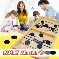 Thumbnail for Slam Shot | Family Wooden Hockey Game - Reaction Game