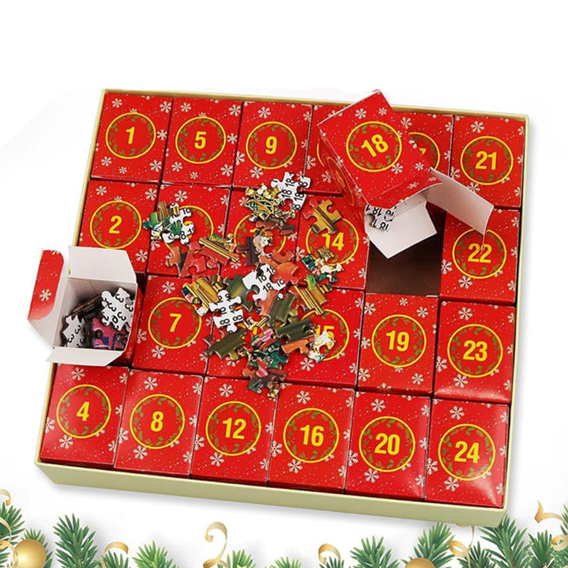 Toystar Christmas Puzzle Countdown Calendar | Make Christmas Magic - 1008 Piece Puzzle in 24 Doors - Maak de Kerst Magisch...