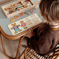 Thumbnail for Toystar EcoToys DreamWardrobe | Stimulate imagination and creativity - Montessori clothes rack and puzzle game. - Stimulee...