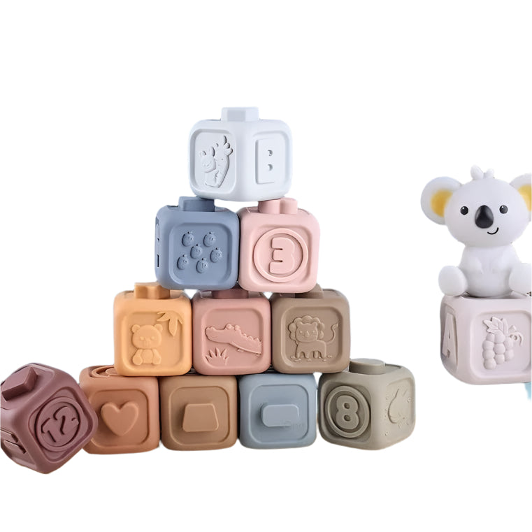 Toystar Building Blocks | Endless Creativity for Little Ones - Soft silicone building blocks - Eindeloze Creativiteit voor...